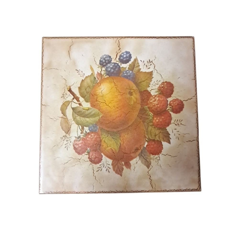 Ceramic Tile Trivet Made In Italy